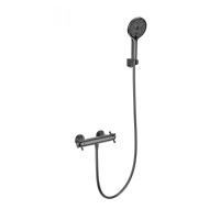 Смеситель для душа с термостатом WONZON & WOGHAND, Темный графит (WW-B2048-A-BGG)