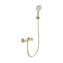 Смеситель для душа с термостатом WONZON & WOGHAND, Брашированное золото (WW-B2048-A-BG)