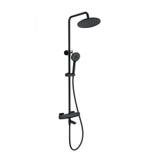 Душевая система с термостатом WONZON & WOGHAND, Черный матовый (WW-B3035-A3-MB)