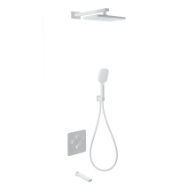 Душевая система с термостатом встраиваемая WONZON & WOGHAND, Белый матовый (WW-B4005-MW)