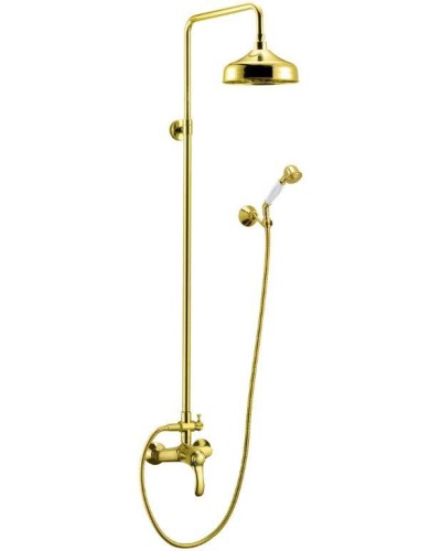 Душевая стойка со смесителем для верхнего и ручного душа CEZARES LIRA-C-CD-03