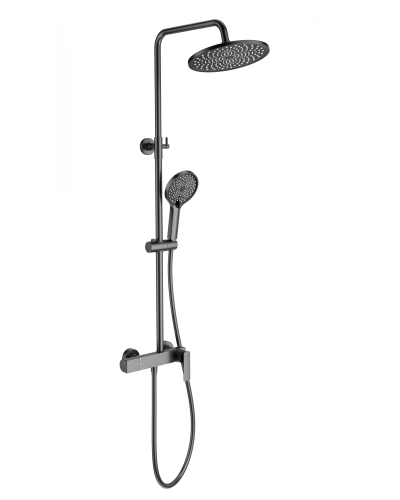 Душевая система WONZON & WOGHAND, Темный графит (WW-B3517-BGG)