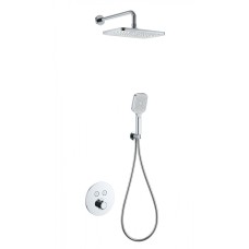 Душевая система с термостатом встраиваемая WONZON & WOGHAND, Хром (WW-D2017-A-CR)