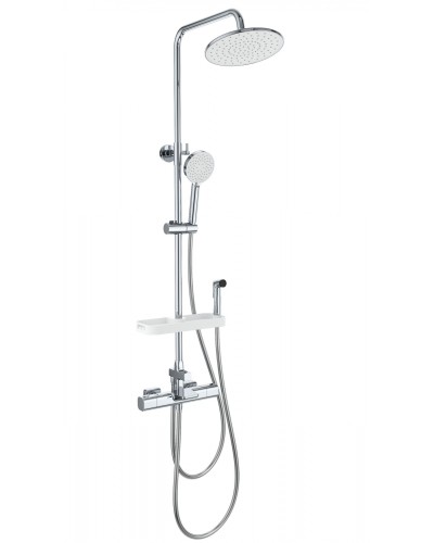 Душевая система с термостатом WONZON & WOGHAND, Хром (WW-C3017-A1-CR)