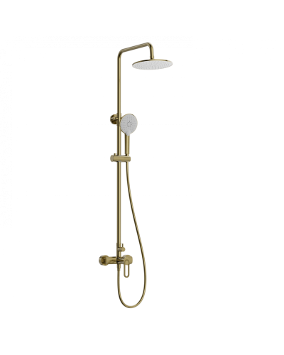 Душевая система WONZON & WOGHAND, Брашированное золото (WW-B2166-A-BG)