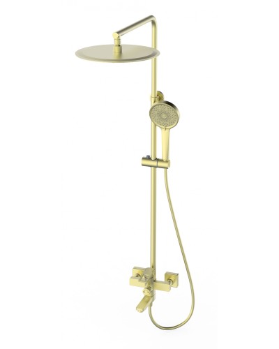 Душевая система WONZON & WOGHAND, Брашированное золото (WW-88739010-BG)