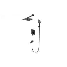 Душевая система встраиваемая Wonzon & Woghand, Черный матовый (WW-88087068-MB)