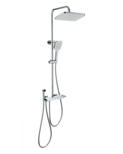 Душевая система с термостатом WONZON & WOGHAND, Хром (WW-B4132-A-CR)