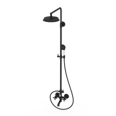 Душевая система WONZON & WOGHAND, Черный матовый (WW-88739020-MB)