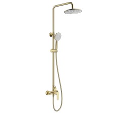 Душевая система WONZON & WOGHAND, Брашированное золото (WW-A30103-BG)