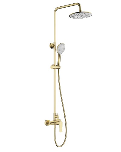 Душевая система WONZON & WOGHAND, Брашированное золото (WW-A30103-BG)