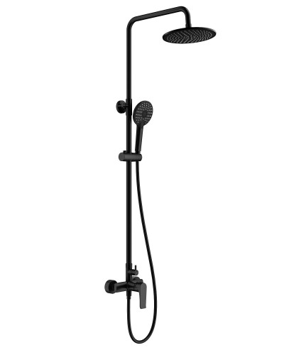 Душевая система WONZON & WOGHAND, Черный матовый (WW-A30103-MB)