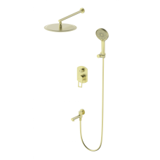 Душевая система встраиваемая Wonzon & Woghand, Брашированное золото (WW-88939010-BG)