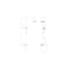 Душевая система WONZON & WOGHAND, Темный графит (WW-A30653-BGG)