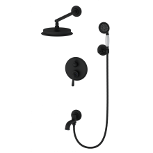 Душевая система встраиваемая Wonzon & Woghand, Черный матовый (WW-88939008-MB)