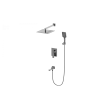 Душевая система встраиваемая Wonzon & Woghand, Темный графит (WW-88087068-BGM)