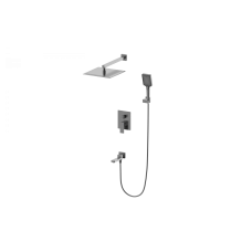 Душевая система встраиваемая Wonzon & Woghand, Темный графит (WW-88087068-BGM)