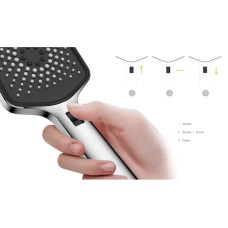 Душевой гарнитур Vincea Inspire VSHN-3I4HCH 3 режима, хром