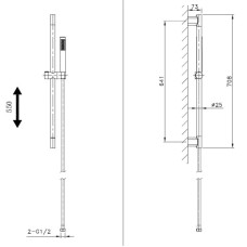 Душевой гарнитур AltroBagno Costanza AltroBagnoCostanza030302Or
