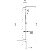 Душевой гарнитур AltroBagno AltroBagnoSS030303Cr