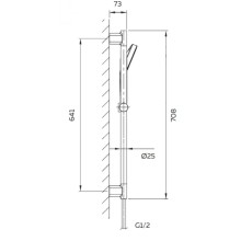 Душевой гарнитур AltroBagno AltroBagnoSS030303Cr
