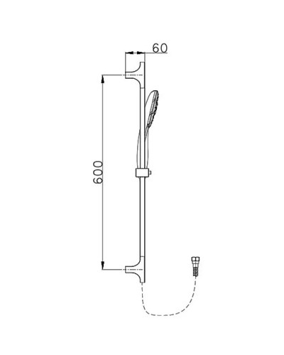 Душевой гарнитур AltroBagno AltroBagnoSS030304NeOp