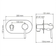 Гигиенический душ со смесителем WasserKRAFT Main 4138 Хром