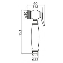 Гигиенический душ Cezares Articoli Vari CZR-ID4-01 Хром