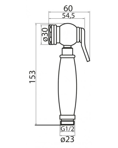 Гигиенический душ Cezares Articoli Vari CZR-ID4-01 Хром