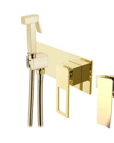 Гигиенический душ со смесителем Boheme Q 147-GG.2 Золото