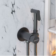 Гигиенический душ со смесителем Damixa Option 217000000 Черный матовый