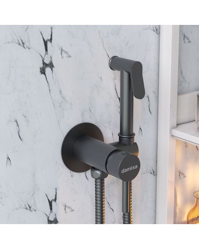 Гигиенический душ со смесителем Damixa Option 217000000 Черный матовый