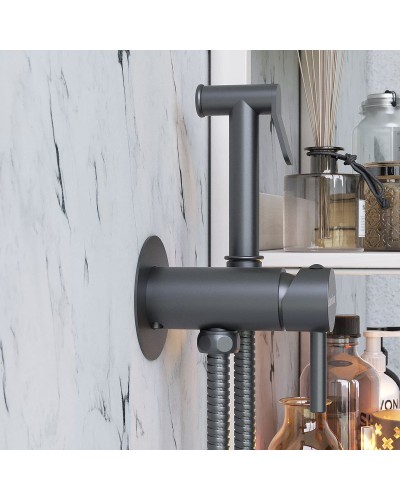 Гигиенический душ со смесителем Damixa Option 217000000 Черный матовый