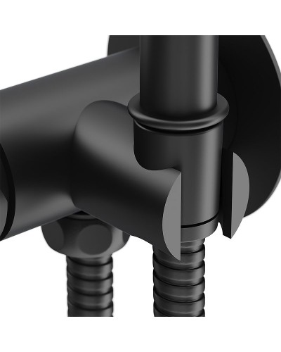 Гигиенический душ со смесителем Damixa Option 217000000 Черный матовый