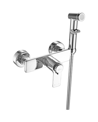 Гигиенический душ со смесителем Rossinka RS50-52 с термостатом Хром