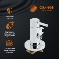 Гигиенический душ со смесителем Orange Karl M05-888cr Хром