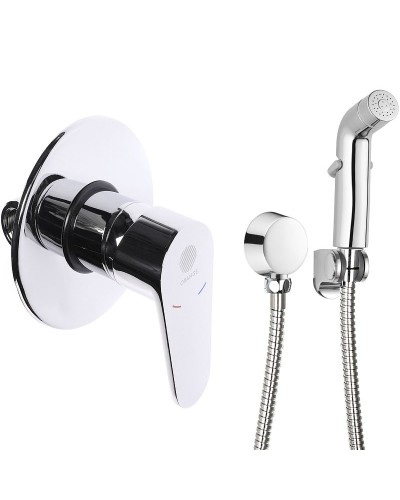 Гигиенический душ со смесителем Orange Otto M22-455cr Хром глянцевый