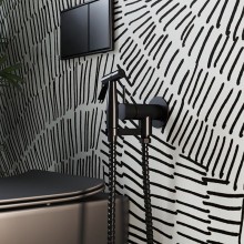 Гигиенический душ Paini Isola ISPZ442 Черный