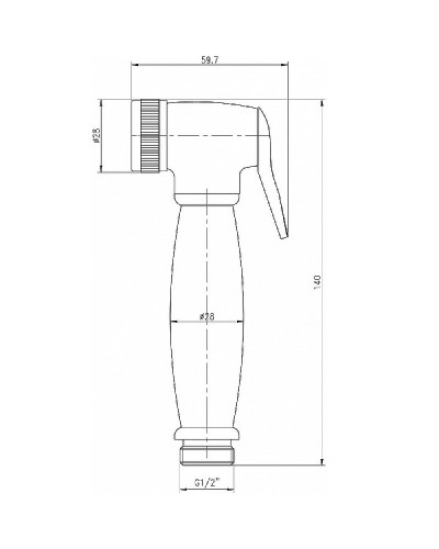 Гигиенический душ Aquanet FT01001.00 246849 Хром