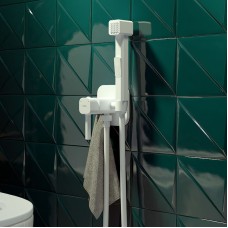 Гигиенический душ со смесителем Iddis Axes 004WTS0i08 Белый матовый