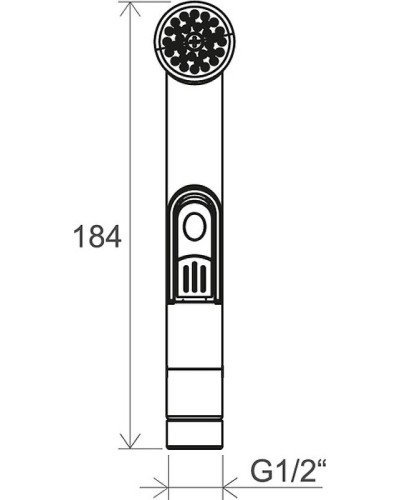 Гигиенический душ Ravak BM 040 962.00 X07P269 Хром