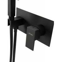 Гигиенический душ со смесителем Cezares UNIKA-DIF-NOP Черный