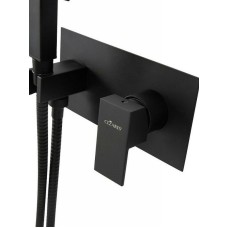 Гигиенический душ со смесителем Cezares UNIKA-DIF-NOP Черный