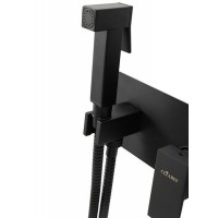 Гигиенический душ со смесителем Cezares UNIKA-DIF-NOP Черный