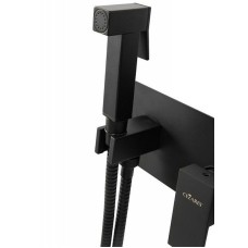 Гигиенический душ со смесителем Cezares UNIKA-DIF-NOP Черный