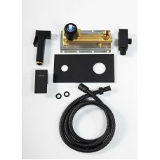 Гигиенический душ со смесителем Cezares UNIKA-DIF-NOP Черный