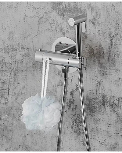 Гигиенический душ со смесителем Gappo G7290 с термостатом Хром