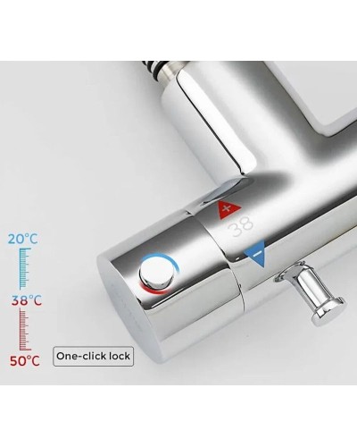 Гигиенический душ со смесителем Gappo G7290 с термостатом Хром