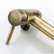 Гигиенический душ со смесителем Frap F7503-4 Бронза