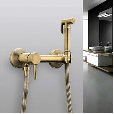 Гигиенический душ со смесителем Frap F7503-4 Бронза